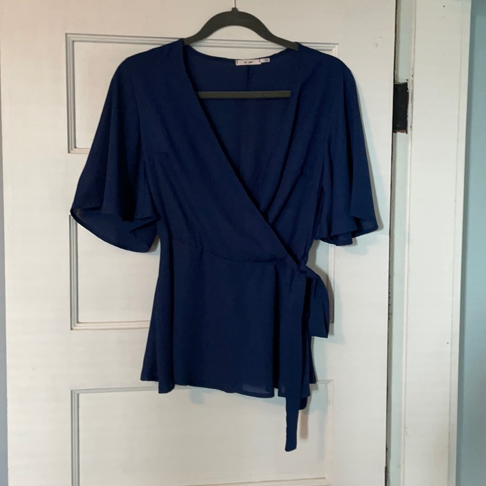 Navy blue blouse